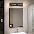 thumbnail image 7 of Crystal LED Modern Indoor Wall Lamp Bathroom Crystal Light Fixture Bedroom Living Room 3000K-Black, 7 of 7
