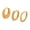Golden, variant on SmartBy 3Pcs Round Hoop Earrings Classic Fashion Earrings with Spring-Lock Closure Versatile Stackable Jewelry for Women