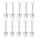 thumbnail image 1 of Paquete de 20 cucharas de café expreso Demitasse con forma de pala, mini cucharas de café de acero inoxidable de 4,7 pulgadas, cucharas pequeñas para postre, té, aperitivo, suministros para fiestas, 1 of 5