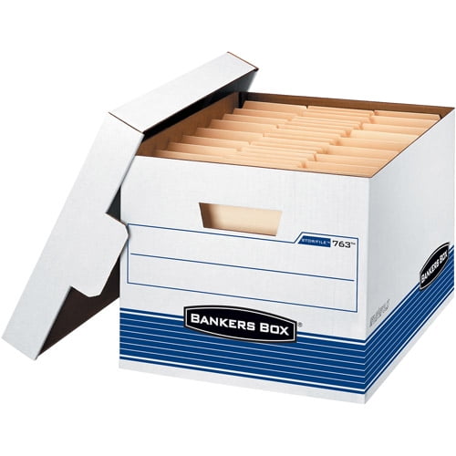Pack of 12 A4 Size Bankers Box System 150 mm Transfer File Assorted