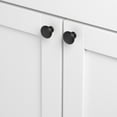 thumbnail image 3 of GlideRite 1.125 in. Round Ring Classic Cabinet Knobs, Matte Black, Pack of 25, 3 of 3