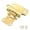 Brass Gold, variant on 1/2" Overlay Partial Wrap Cabinet Door Hinges, Antique Brass Self Close Cabinet Hinge for Kitchen Cabinet Doors,20 Pack (10 Pairs)