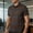 Dark Gray, variant on ZOYOEN Mens Striped Polo Shirts with Pocket- Casual Short Sleeve Classic Regular Fit Summer Business Shirts Black Size 3XL