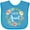 Turquoise, variant on Inktastic I Love My Aunt- Flower Circle Boys or Girls Baby Bib