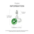 thumbnail image 4 of MULA 925 Sterling Silver DIY Charm 5A Zircon Fruit Clover Pendant fit Bracelet for Women Jewelry, 4 of 7