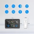 thumbnail image 3 of Weather Station Clocks Wireless Digital LED Calendars Table Clock With Temperature And Humidity Monitor Forecast ,Crystal Clear Screen, 3 of 6