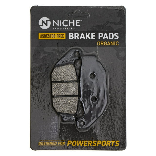 Niche Rear Brake Pad Set for Honda CRF250L Organic Motorcycle 519-KPA2586D