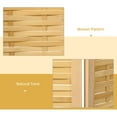thumbnail image 4 of HOMCOM Bamboo Woven 3 Panel Room Divider, 5.5', Natural, 4 of 8
