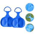 thumbnail image 1 of OULII 2Pcs Beginner Snowboard HDPE Durable Portable Playtime, 1 of 8