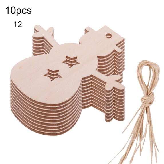 Christmas Wooden Crafts For Christmas Tree Hanging Ornaments Decor Unfinished Wood Cutouts Christmas DIY Decoration 17 Patterns.