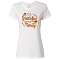 thumbnail image 3 of Inktastic I'm Grateful for my Family in Orange with Fall Leaves Women's T-Shirt, 3 of 5