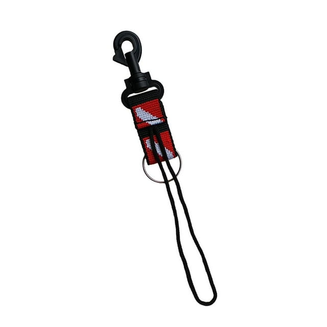 Máscara de de buceo, soporte de equipo, correa de cordón con Clip de seguridad HY09 Cola Cordón para soporte de equipo de buceo