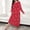 C-Red, variant on CQXIDFH Women's Plus Size Nightgown Crew Neck Long Sleeve Sleepwear, Soft Stretch Printed Midi Sleep Dress with Side Pockets, Holiday Christmas & Daily Oversized Loungewear Nightshirt Red