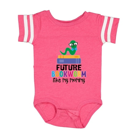 

Inktastic Future Bookworm Like My Mommy Gift Baby Boy or Baby Girl Bodysuit