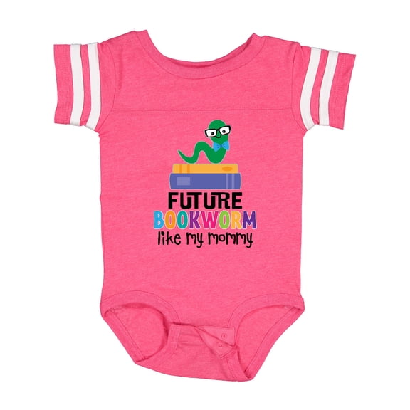Inktastic Future Bookworm Like My Mommy Boys or Girls Baby Bodysuit