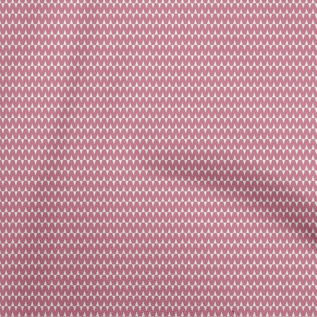oneOone Polyester Spandex Pink Fabric Geometrical Craft Projects Decor Fabric Printed By The Yard 56 Inch Wide-aA