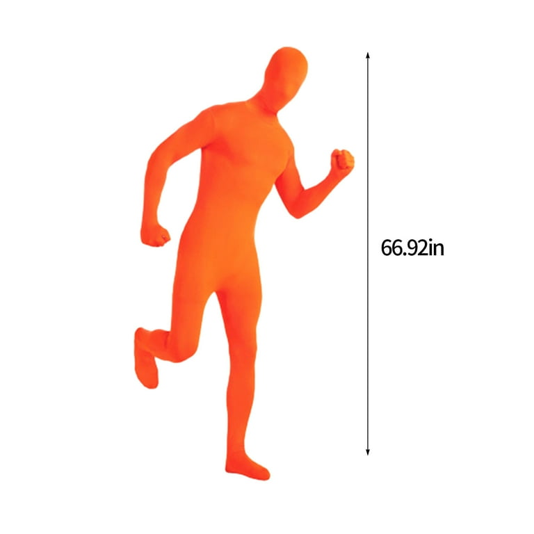 JikouIivo Full Bodysuit Unisex Spandex Stretch Adult Costume Disappearing Man Body Suit
