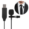 thumbnail image 4 of Micrófono con enchufe USB, minicuello con enchufe USB, micrófono con clip para cuello, funcionalidad versátil, 4 of 8