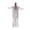 White, variant on Orangide Halloween Glow Ornament Glows-in-the-Dark Hanging Skeleton Decor for Porch, Tree, Window, Spooky Party, Spooky House, Yard, Fun Trick or Treat