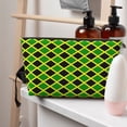 thumbnail image 7 of Jamaican Flag Stripe Purse Organizer Handbags Totes Leather Zipper Printing Bag For Women Travel Toiletry Bag, 7 of 7