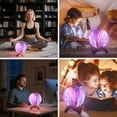 thumbnail image 4 of DAYBETTER 4.8Inch Galaxy Moonlight Night Light for Adults Kids, 16Colors/3D Printing Moon Lamp Night Lamp for Kids Bedroom Decor, 4 of 7