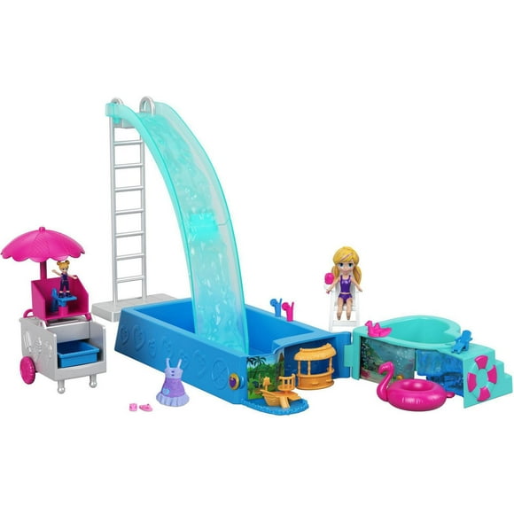 Polly Pocket - Coffret de jeu La Piscine des Surprises