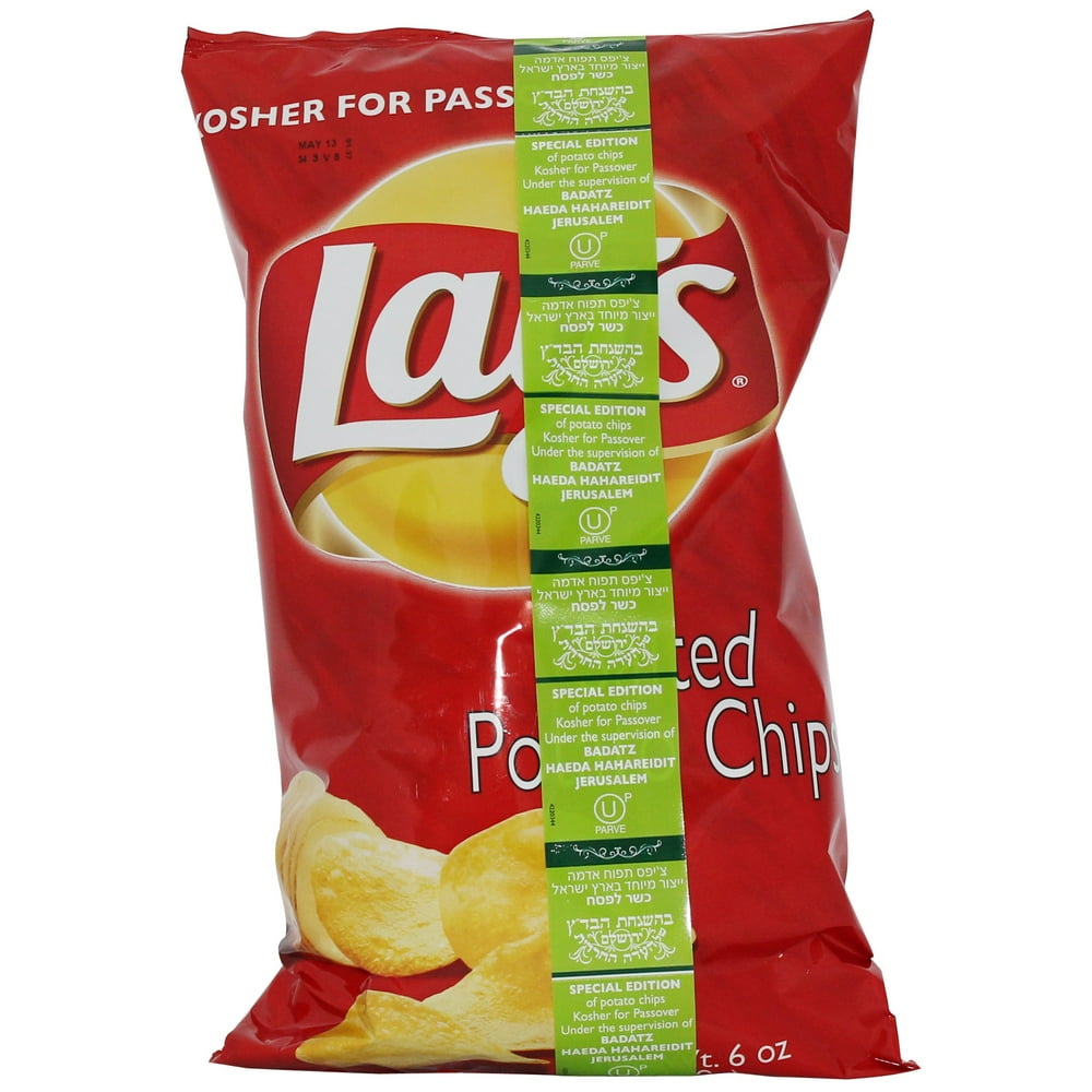 Lay's Potato Chips, 6 Oz (Kosher for Passover)