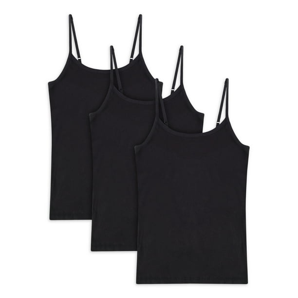 Best Fitting Panty Sleeveless Camisole Scoop Neck Slim Tank Top (Women