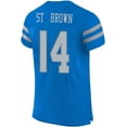 Women's Detroit St. Brown 14 Fashion Stitched Game Player T-shirt, X