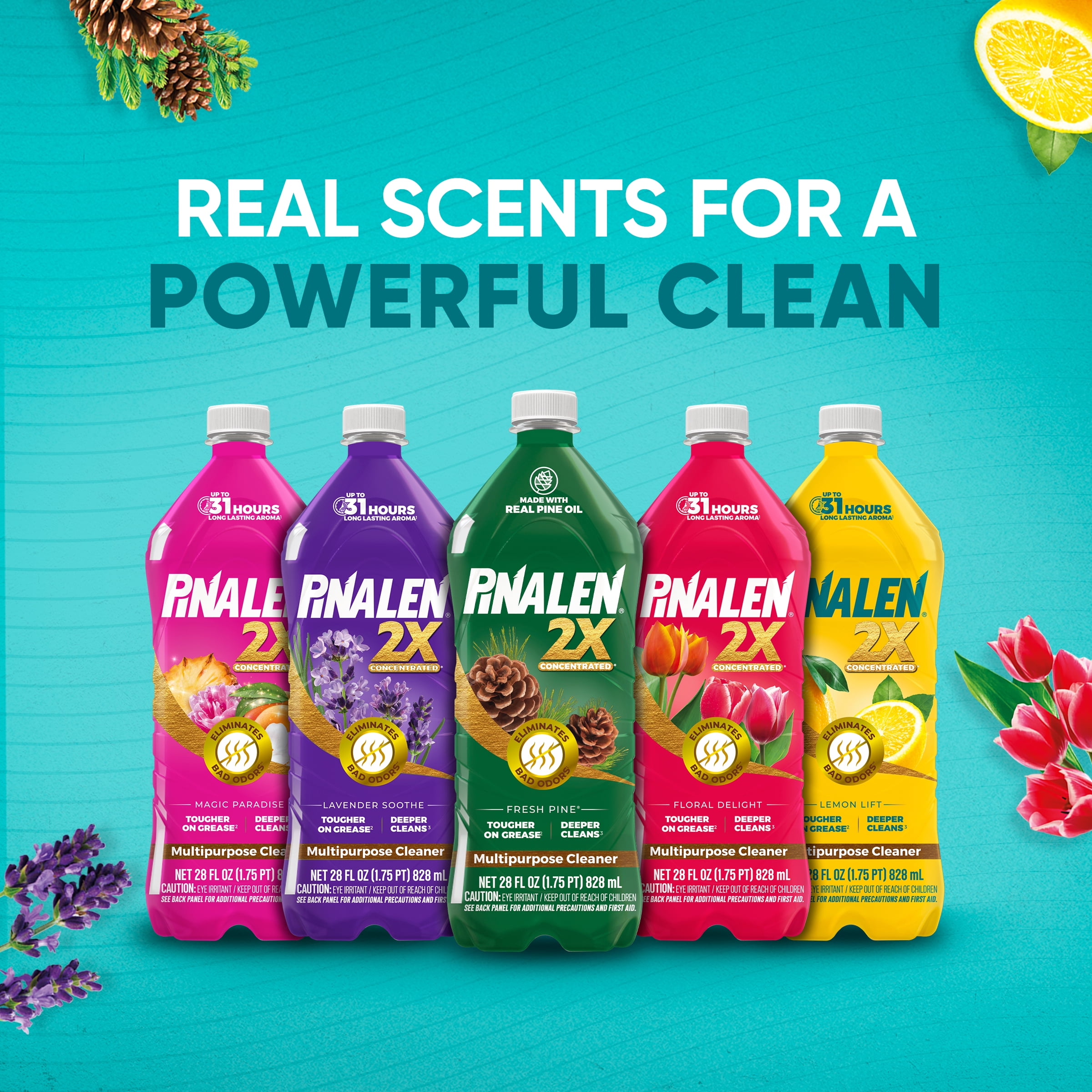Pinalen 2X Concentrated All Purpose Cleaner - Lavender Soothe Scent, 28 Fluid Ounces