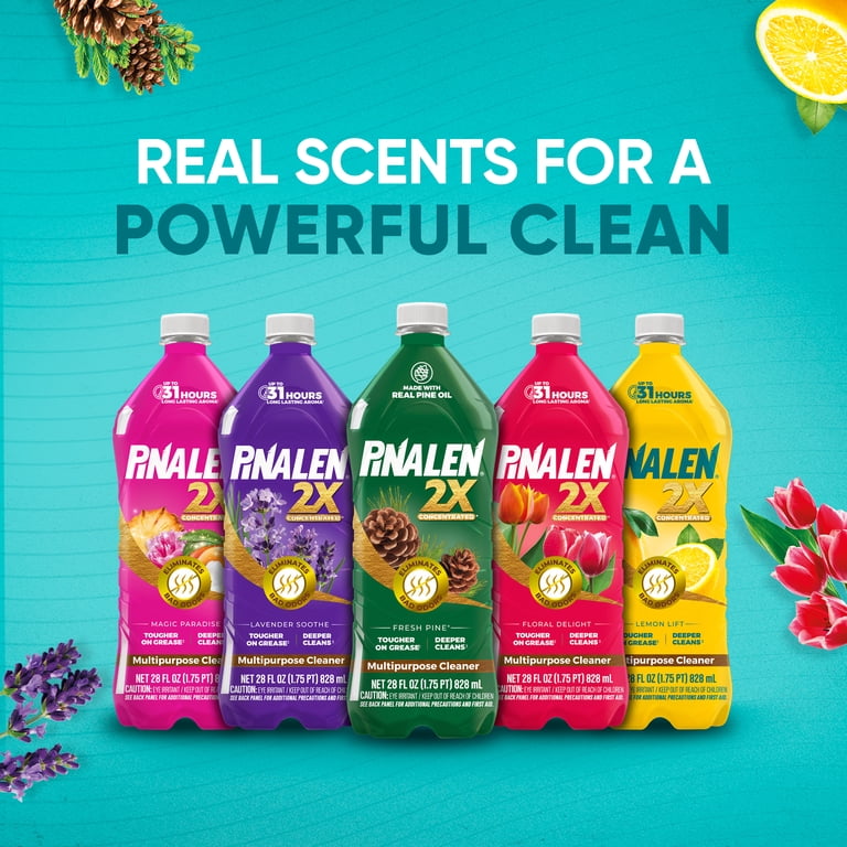 Pinalen 2X Concentrated All Purpose Cleaner, Floral Delight Scent