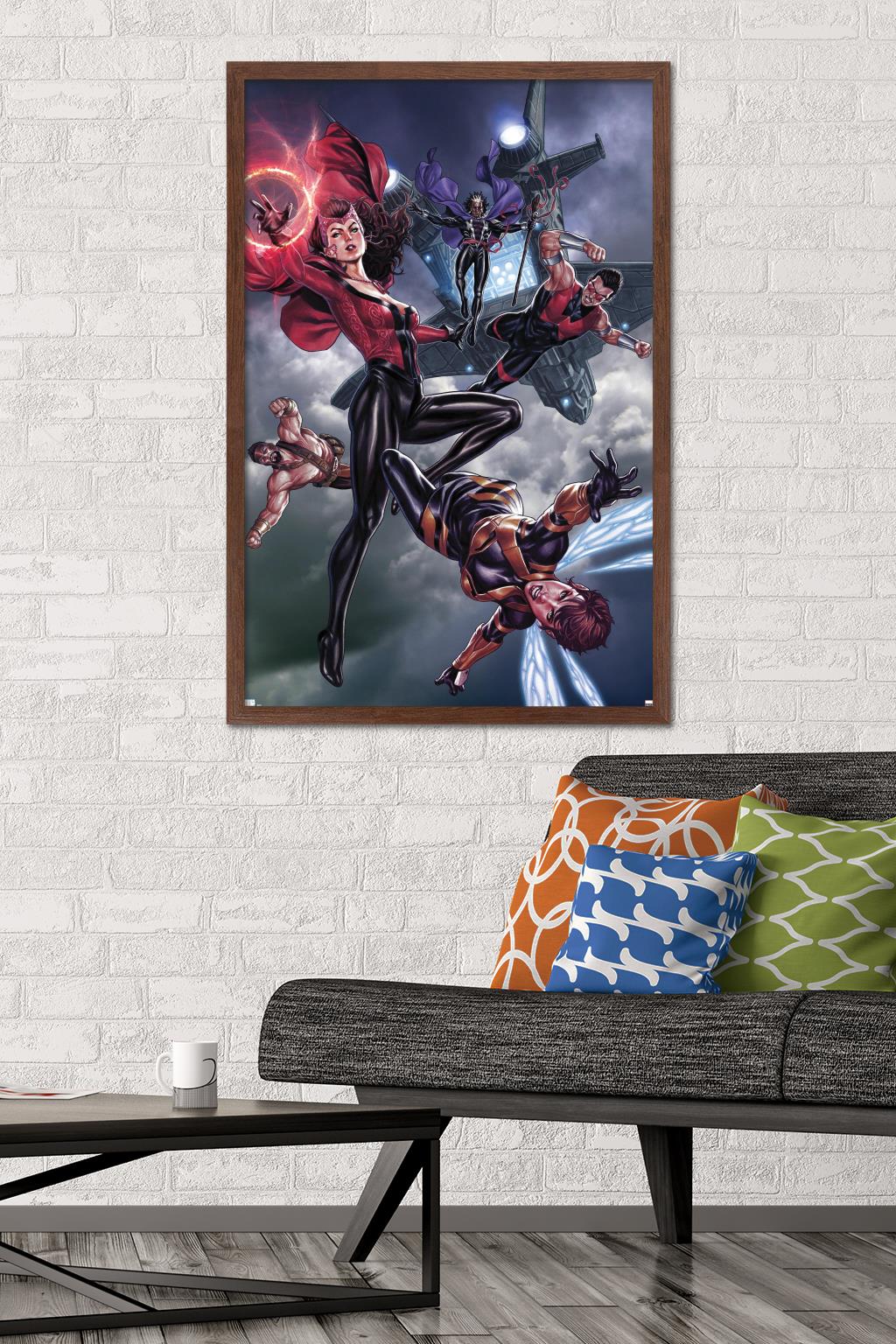 Marvel Comics - Scarlet Witch - Avengers #680 Wall Poster, 22.375" x 34", Framed
