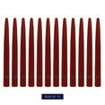 thumbnail image 2 of Colonial Candle Unscented 6 In Taper Candle, 12 Pieces, Traditional Cranberry, 2 of 6