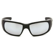Pyramex Safety Products Montello Silver Mirror Lens Black Frame, Vgsb670T