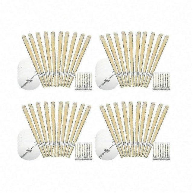 40 Pack Beeswax Ear Candles Wax Removal, 9 Inches Natural Ear Wax Candles compatible with Ear Candling Wax Removal, Ear Candling Candles com