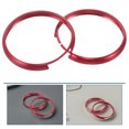 thumbnail image 1 of unbranded 2Ud Anillos De Aleación Para Llaves De Auto Rojo Protector Y Estilo Con Ajuste, 1 of 8