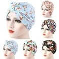 thumbnail image 1 of SPRING PARK Women Muslim Turban Hat Stylish Flower Pattern Hair Cap Hijab Head Scarf Wrap Cover, 1 of 6