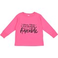 thumbnail image 3 of Inktastic I Know I Know I Am Absolutely Adorable Boys or Girls Long Sleeve Toddler T-Shirt, 3 of 5