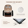 thumbnail image 5 of LOVEVOOK Laptop Backpack for Women with Pouch Pocket for Large Capacity Cup,15.6 Inch Laptop Computer Bag Travel Backpack Purse,Waterproof Work Business Backpack College Teacher Bags, 5 of 7
