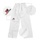 thumbnail image 3 of Uniforme de Taekwondo de algodón completo, ropa deportiva, disfraz de Karate para adultos y niños (190), 3 of 12