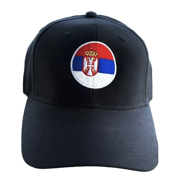 Serbian Flag Cap Embroidered ...Baseball Cap Custom Personalized Text Dad Hats for Men & Women Strap Closure