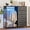 Black, variant on Memoryfield 6 Drawers Dresser for Bedroom with Hanging Rack, with LED Lights & Charging Station, Fabric Dressers & Chest of Drawers with Rack, White
