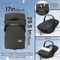 thumbnail image 3 of Cobertor Universal Impermeable para Asiento de Coche de Bebé para Invierno bemece, 3 of 8