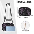 thumbnail image 4 of FORMRS Mini Crossbody Bag for Women Adjustable Rope Shoulder Casual Phone Purse, Gothic Floral Print, 4 of 7