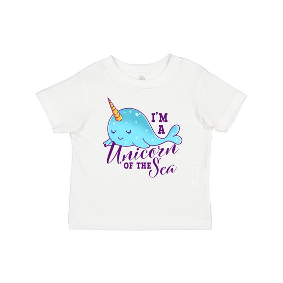 Inktastic Cute Narwhal I'm a Unicorn of the Sea Girls Baby T-Shirt