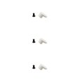 thumbnail image 4 of Maoww Mudguard Hook Wheel Clamp Replaced Part Handy Installation Colorful Fine Workmanship Upgraded Fittings Rear Hooks White 3Set, 4 of 6