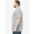 thumbnail image 3 of Boulder Creek By Kingsize Men's Big & Tall Heavyweight Longer-Length Pocket Crewneck T-Shirt, 3 of 5