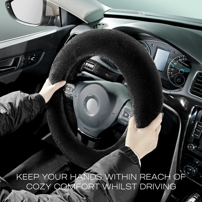 Amazon.com: HCMAX Plush Vehicle Steering Wheel Cover Quality