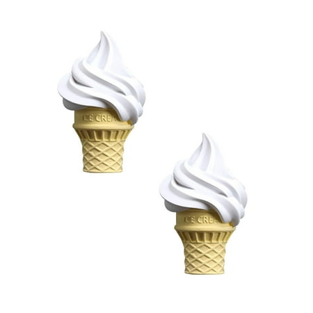 

2PCS Realistic Ice Fridge Magnet Sticker With Resin Coating Hanging ornaments Small Pendant Home Decoration