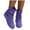 Purple, variant on Oyedens Slouch Mid Calf Boots for Women with No Heels Fashion Side Zipper Dress Short Boots Ladies